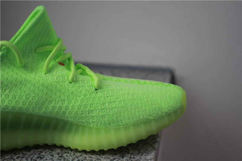 EXCLUSIVE GOD YEEZY 350 V2 GID GLOW WITH REAL PREMEKNIT FROM HUAYIYI WHICH OFFER PRIMEKNIT TO ADIDAS DIRECTLY READY TO SHIP